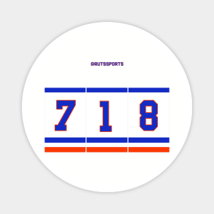 Rep Your Area Code (NYI 718) Magnet